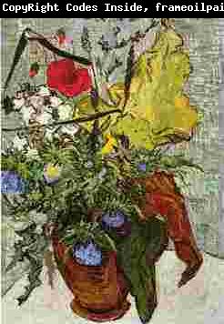 Vincent Van Gogh Wild Flowers and Thistles in a Vase